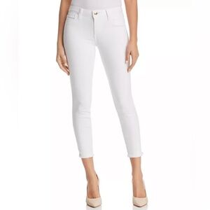 JOE’S FLAWLESS The Icon Crop Mid Rise Skinny Crop Like New. Blush